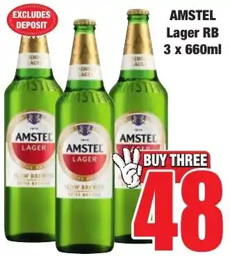 Boxer Superstores AMSTEL Lager RB offer