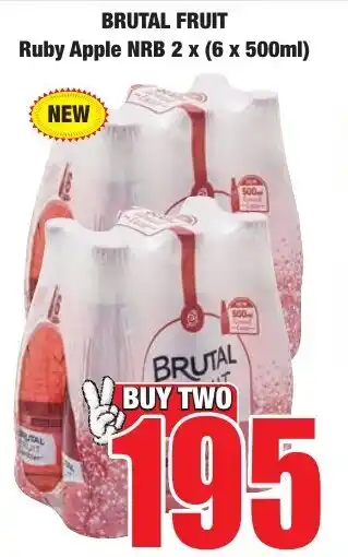 Boxer Superstores BRUTAL FRUIT Ruby Apple NRB offer