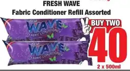 Boxer Superstores FRESH WAVE Fabric Conditioner Refill Assorted offer