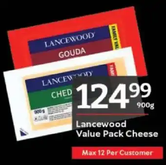 Oxford Freshmarket Lancewood Value Pack Cheese offer