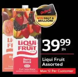 Oxford Freshmarket Liqui Fruit Assorted offer