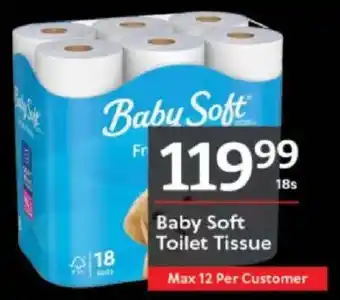 Oxford Freshmarket Baby Soft Toilet Tissue offer