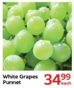 Oxford Freshmarket White Grapes Punnet offer