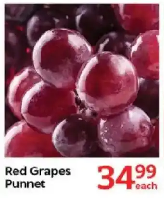 Oxford Freshmarket Red Grapes Punnet offer