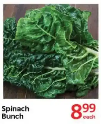 Oxford Freshmarket Spinach Bunch offer