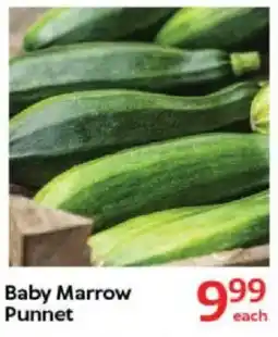 Oxford Freshmarket Baby Marrow Punnet offer