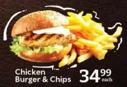 Oxford Freshmarket Chicken Burger & Chips offer