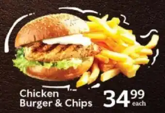 Oxford Freshmarket Chicken Burger & Chips offer