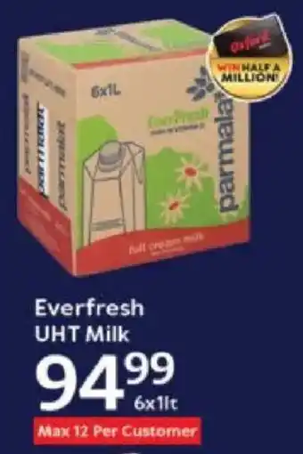 Oxford Freshmarket Everfresh UHT Milk offer