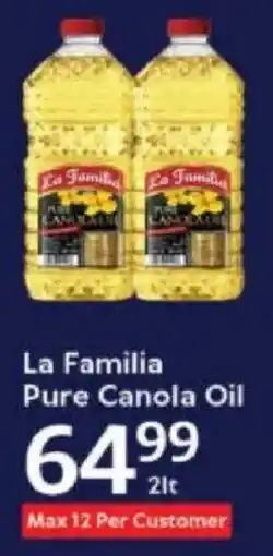 Oxford Freshmarket La Familia Pure Canola Oil offer