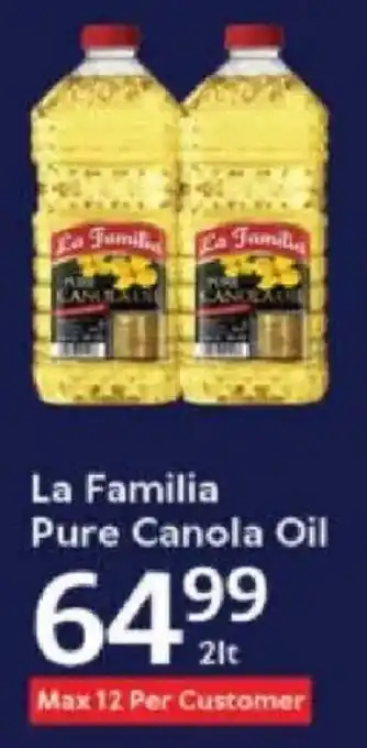 Oxford Freshmarket La Familia Pure Canola Oil offer