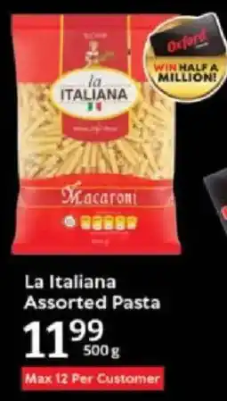 Oxford Freshmarket La Italiana Assorted Pasta offer