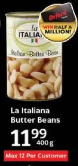 Oxford Freshmarket La Italiana Butter Beans offer