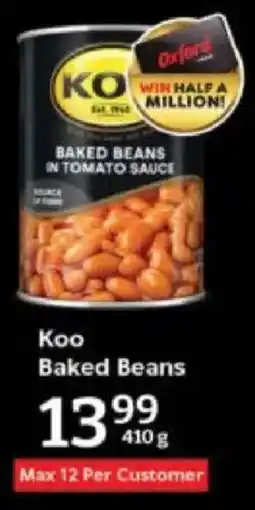 Oxford Freshmarket Koo Baked Beans offer