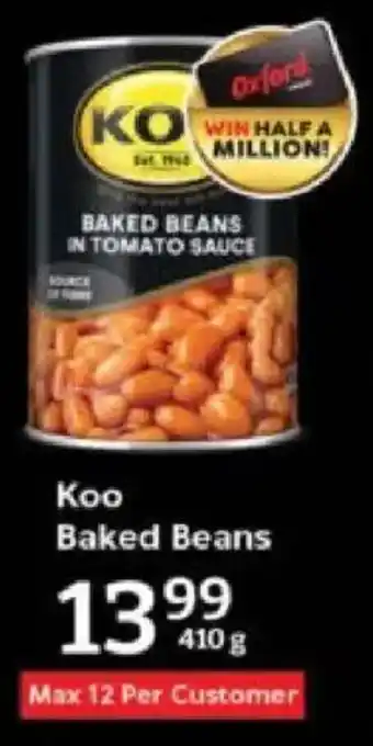 Oxford Freshmarket Koo Baked Beans offer