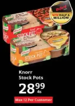 Oxford Freshmarket Knorr Stock Pots offer