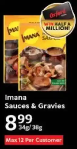 Oxford Freshmarket Imana Sauces & Gravies offer