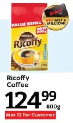 Oxford Freshmarket Nescafe Ricoffy Coffee offer
