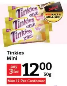 Oxford Freshmarket Tinkies Mini offer
