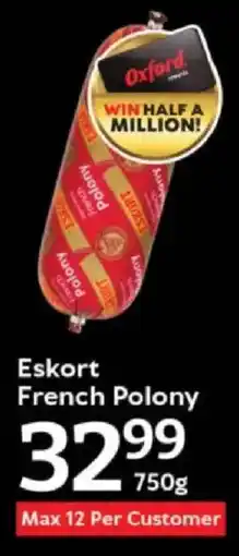 Oxford Freshmarket Eskort French Polony offer