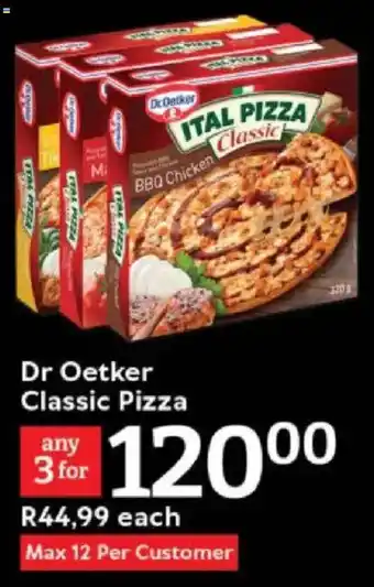 Oxford Freshmarket Dr Oetker Classic Pizza offer