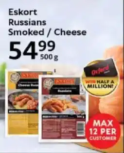 Oxford Freshmarket Eskort Russians Smoked/ Cheese offer
