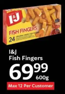 Oxford Freshmarket I&J Fish Fingers offer