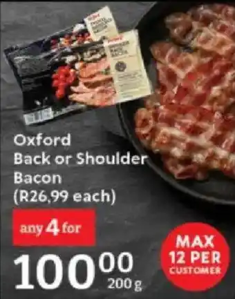 Oxford Freshmarket Oxford Back or Shoulder Bacon offer