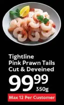 Oxford Freshmarket Tightline Pink Prawn Tails Cut & Deveined offer