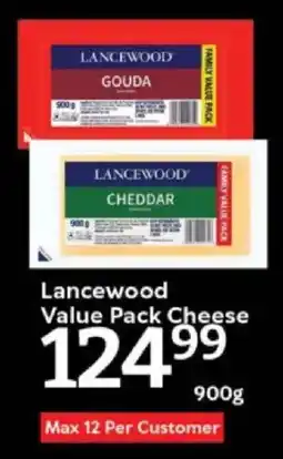 Oxford Freshmarket Lancewood Value Pack Cheese offer