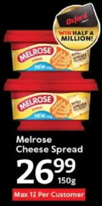 Oxford Freshmarket Melrose Cheese Spread offer