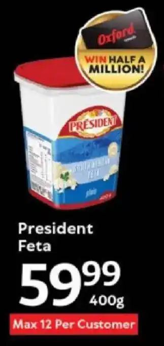 Oxford Freshmarket President Feta offer