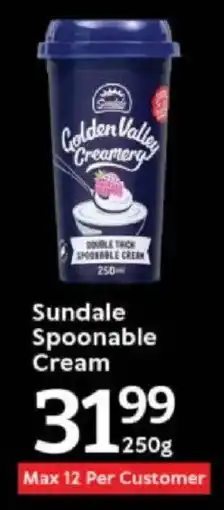Oxford Freshmarket Sundale Spoonable Cream offer