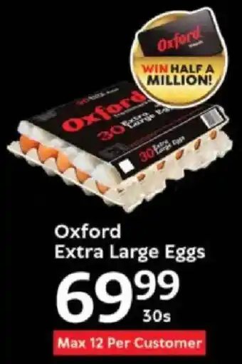 Oxford Freshmarket Oxford Extra Large Eggs offer