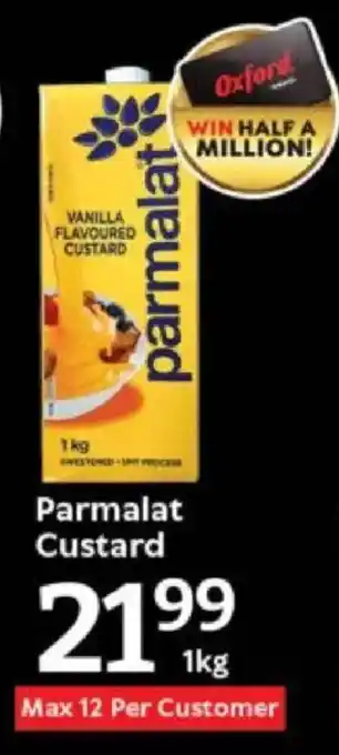Oxford Freshmarket Parmalat Custard offer