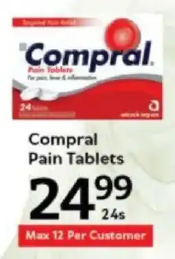 Oxford Freshmarket Compral Pain Tablets offer