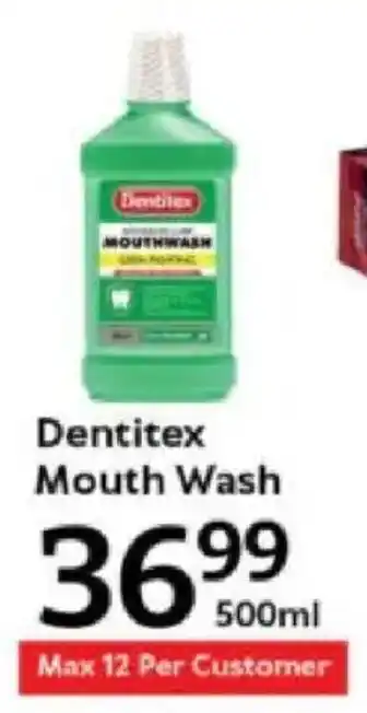 Oxford Freshmarket Dentitex Mouth Wash offer