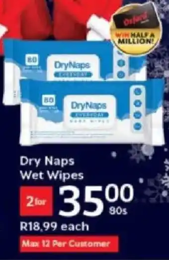 Oxford Freshmarket Dry Naps Wet Wipes offer