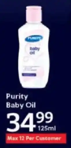 Oxford Freshmarket Purity Baby Oil offer