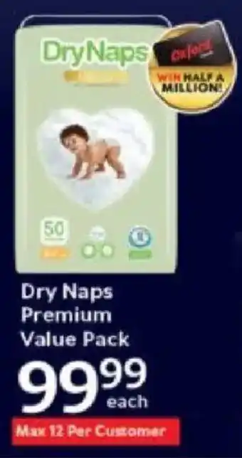 Oxford Freshmarket Dry Naps Premium Value Pack offer