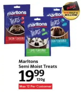 Oxford Freshmarket Marltons Semi Moist Treats offer