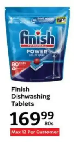 Oxford Freshmarket Finish Dishwashing Tablets offer