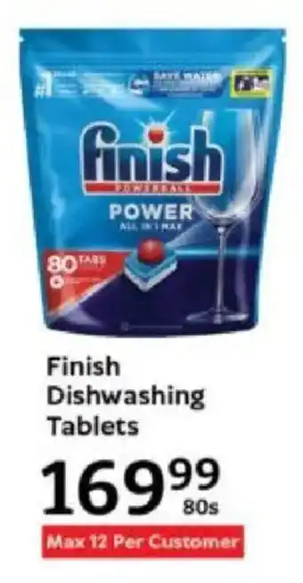 Oxford Freshmarket Finish Dishwashing Tablets offer