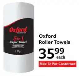 Oxford Freshmarket Oxford Roller Towels offer