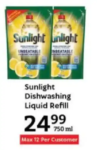 Oxford Freshmarket Sunlight Dishwashing Liquid Refill offer