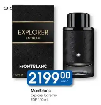 Clicks Montblanc Explorer Extreme EDP offer