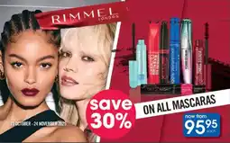 Clicks Rimmel london mascaras offer
