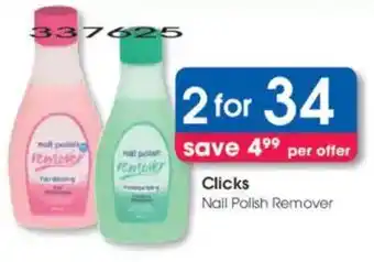 Clicks Clicks Nail Polish Remover offer