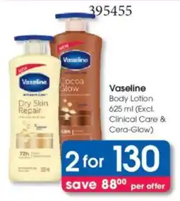 Clicks Vaseline Body Lotion offer