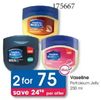 Clicks Vaseline Petroleum Jelly offer